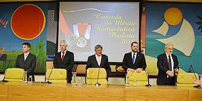 Dr. Marcelo Polacow, Arlindo Chinaglia, dr. Walter Jorge, dr. Pedro Menegasso e Ivan Valente