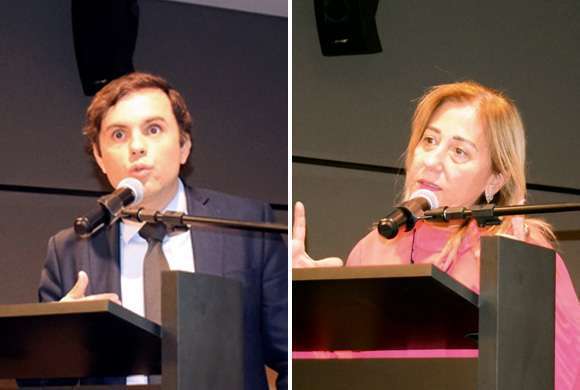 Dr. Rafael Espinhel (ABCFARMA) e Dra. Raquel Rizzi (CRF-SP)