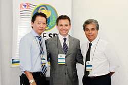 Dr. Alberto, dr. Marcelo e dr. Antonio Celso
