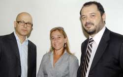 Dr. Ademir Valério, Dra. Raquel Rizzi e Dr. Pedro Menegasso (Crédito: Divulgação/CFF)
