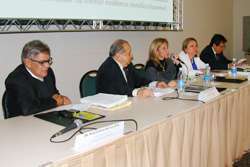 Dra. Raquel Rizzi (ao centro) durante reunião plenária do CFF