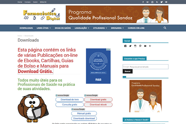 A blogueira Dra. Aurea Ribeiro Carvalho criou o Farmacêutico Digital, página que oferece informações úteis para o segmento