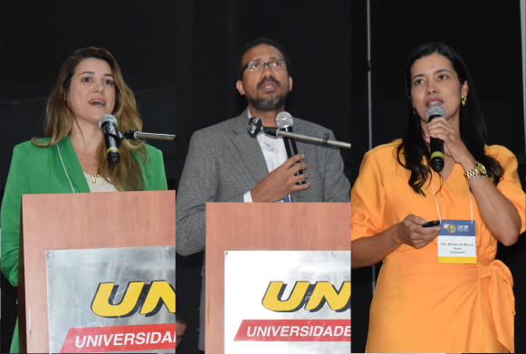 Emanuela Rainho, Dr, Joelmo Jesus de Oliveira e Dra. Renata de Morais Souza