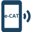 Icone de de um celular transmetindo sinal